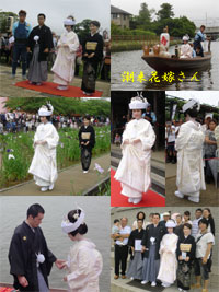 潮来花嫁さん＠あやめ祭り（市橋家）